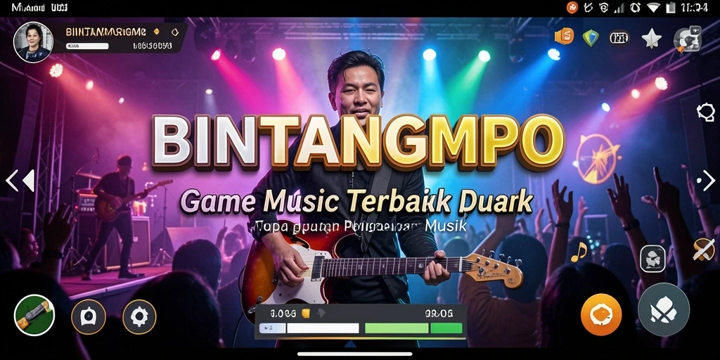 Gameplay seru BINTANGMPO saat pemain bernyanyi bersama.