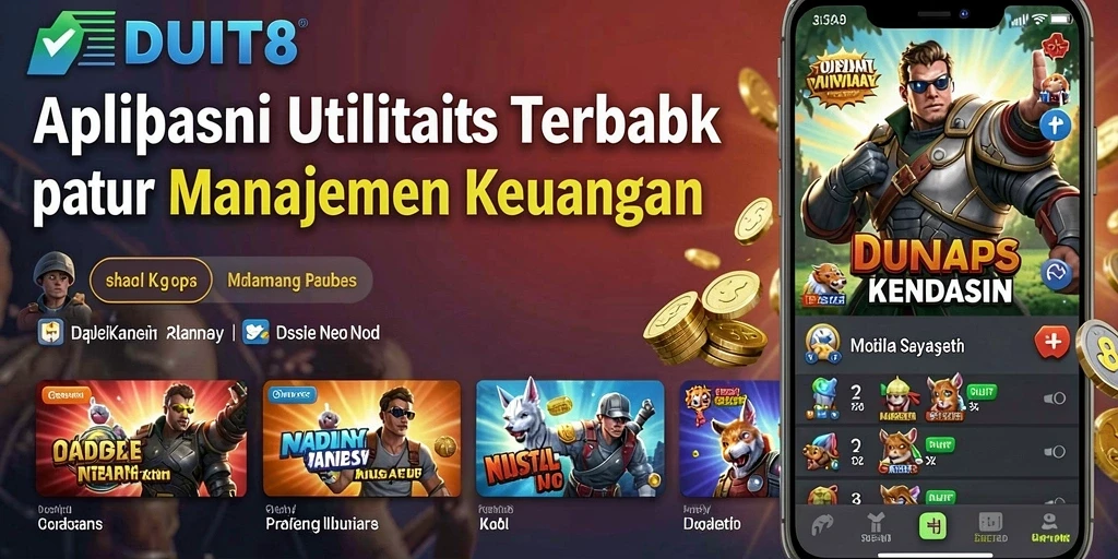 Tampilan screenshot yang menunjukkan antarmuka pengguna DUIT8 yang intuitif.