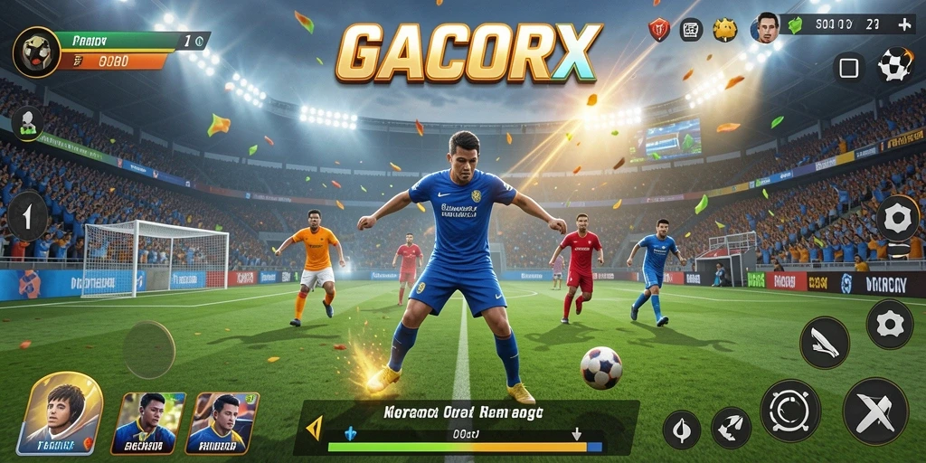 Tampilan menarik dari gameplay GACORX yang mengasyikkan.