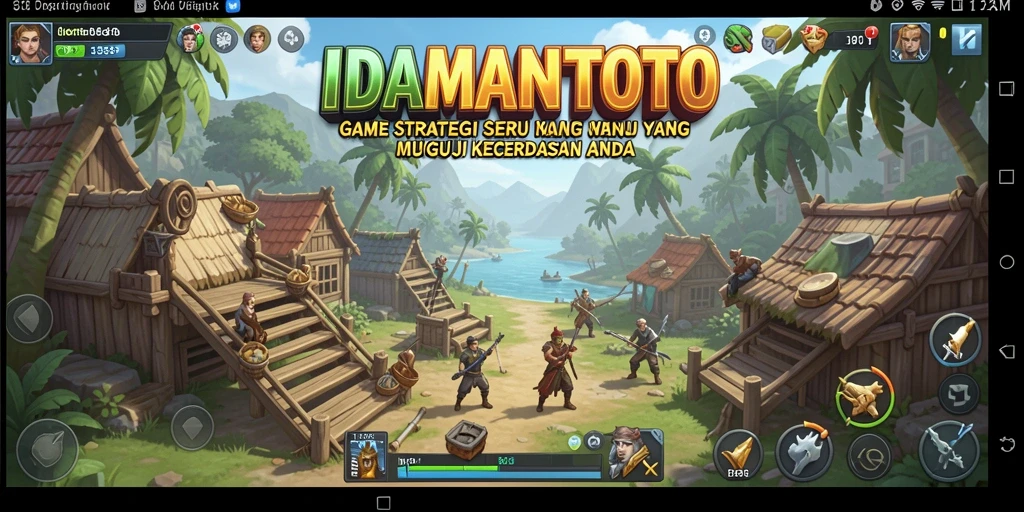 Screenshot gameplay IDAMANTOTO menunjukkan aksi strategi mendebarkan.
