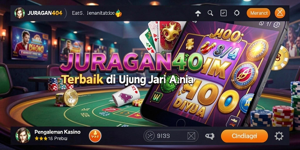 Tangkapan layar menunjukkan gameplay seru dan menarik dari JURAGAN404.