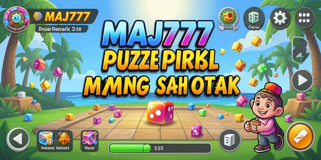 Tampilan gameplay MAJ777 dengan berbagai level Puzzle yang menantang.