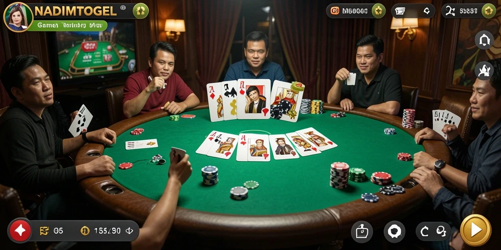 Tampilan gameplay NADIMTOGEL yang menegangkan dan menarik.