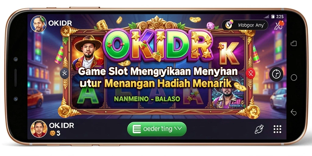 Tampilan gameplay slot yang menarik di OKIDR dengan beragam fitur.