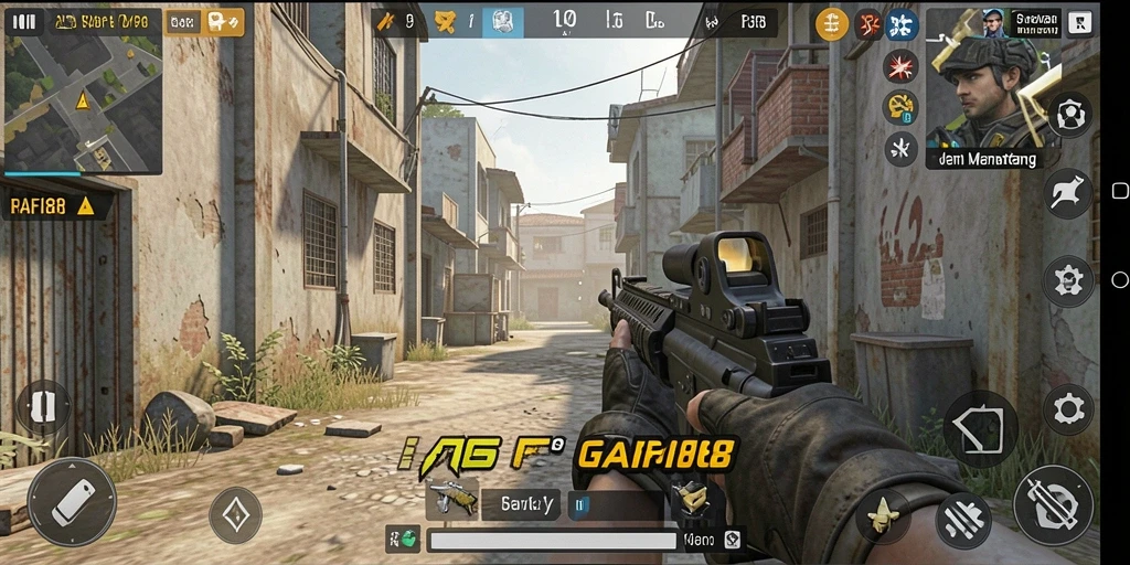 Screenshot gameplay <strong>RAFI88</strong> menampilkan pertempuran yang mendebarkan.
