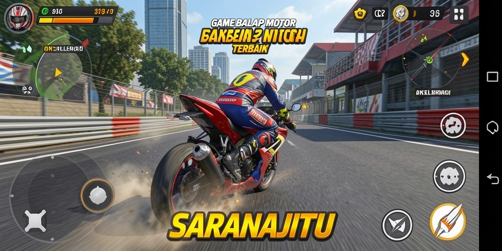 Tampilan menarik dari gameplay seru di SARANAJITU.